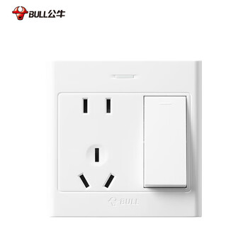 公牛公牛开关插座g32系列一开双控五孔带开关插座 白色暗装