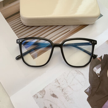 糖妆方形渐变眼镜框女镜日系素颜神器显脸小时尚tr超轻防蓝光学生亮