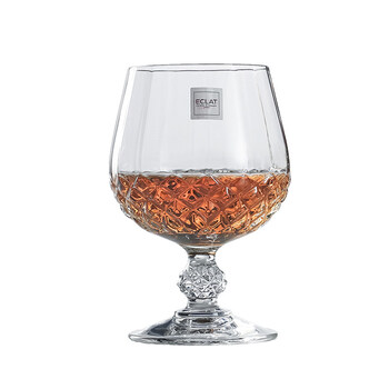 白兰地酒杯xo洋酒杯家用矮脚水晶玻璃欧式干邑烈酒杯套装高颜值单只杯