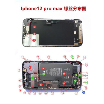 蘋果全套分類螺絲 iphone6 6sp 7 8p x xs max主板屏幕尾部螺絲 sfd