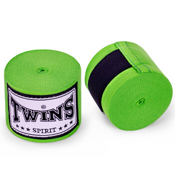 绑带twinsspirit拳击绷带5米运动散打搏击缠手带男女护手布弹性绿色5