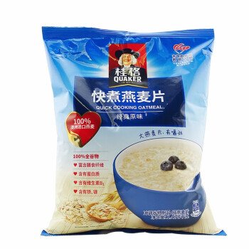 桂格 Quaker 纯燕麦片经典原味1478g 袋装两种款式可选 快煮燕麦片 图片价格品牌报价 京东