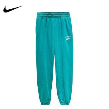 耐克（NIKE）女子2023秋季新款针织跑步运动裤收口卫裤休闲束脚宽松长裤FJ1174 FJ1174-393 M