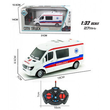 声光120急救车可开门男孩仿真模型宝宝玩具3-6周岁 电动遥控救护车(18