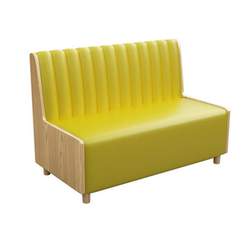 予轩灵定制主题西餐厅休闲靠墙卡座沙发奶茶店咖啡厅自助餐厅桌椅组合