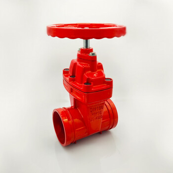 定制沟槽暗杆闸阀z85x-16q消防水管道软密封刚卡箍式手动开关闸板