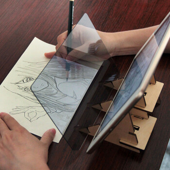 明画 美术生画画投影仪临摹台素描光拷贝板透写手描图漫之绘光学 智能