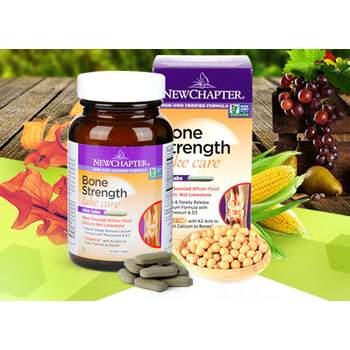 美国新章new chapter自然海藻植物钙片孕妇哺乳期老人 补钙 120粒