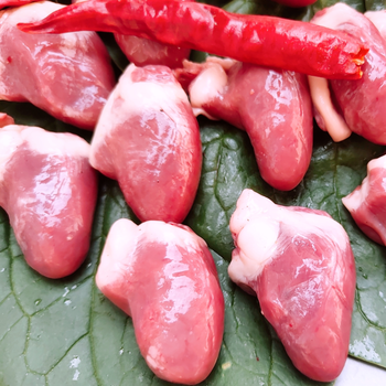新鲜鸭心冷冻鸭心脏鸭内脏生鸭心炒菜食材鸭心5斤装