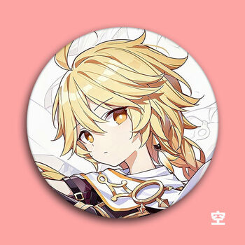 简萃 原神周边角色徽章挂件 甘雨刻晴可莉阿贝多二次元q版吧唧胸针