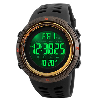 卡西欧时尚大表盘手表户外运动防水男士老人电子表多功能数字式夜光