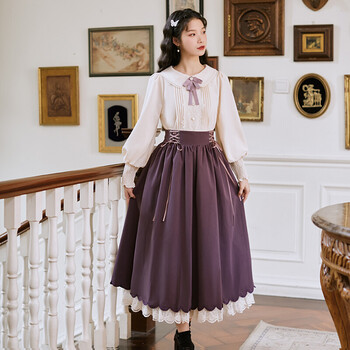 洛丽塔裙子成人轻lo日常礼服穿搭迪士尼在逃公主连衣裙套装洛丽塔雾