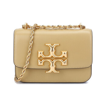 tory burch托里·伯奇 tb女包 黄色皮革双t logo手提单肩斜挎包链条包