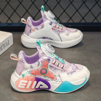 乔丹(qiaodan)乔丹旋转纽扣男童运动鞋2023夏季新款儿童单网透气跑鞋