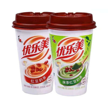 喜之郎优乐美红豆奶茶65g70g10杯15杯20杯秋天的第一杯奶茶冲饮抹茶