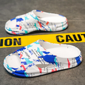 ckqx拖鞋男款夏季潮牌家用居家浴室洗澡防滑厚底踩屎感男士沙滩一字拖