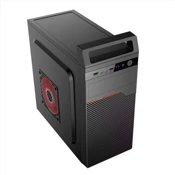 小骆驼扬天机箱彩色电脑主机箱中小机箱手提机箱usb3.0 土豪金边usb2.