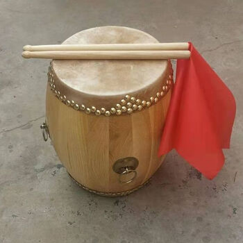 高音65in战鼓戏曲堂鼓京剧团战鼓锣鼓白茬鼓原木色牛皮民族大鼓65in