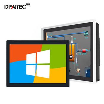 鼎派触摸工控一体机电脑壁挂嵌入式工业电脑主机显示器 工位机上位机