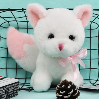 抖音同款可爱超萌小狐狸毛绒玩具公仔小号布娃娃儿童陪睡玩偶女孩生日