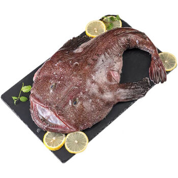 安康鱼超大新鲜灯笼鱼鮟鱇鱼冰冻蛤蟆鱼大嘴鱼去内脏顺丰 每条(2-3斤)