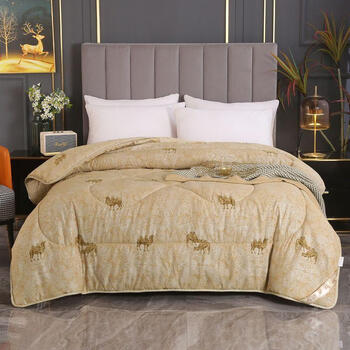 驼毛被子被芯加厚保暖冬被双人驼绒被春秋被学生宿舍棉被特厚速150