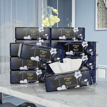 心相印抽纸纸巾品诺唯你香氛蓝风铃m码大规格卫生纸餐巾纸实惠装m码4