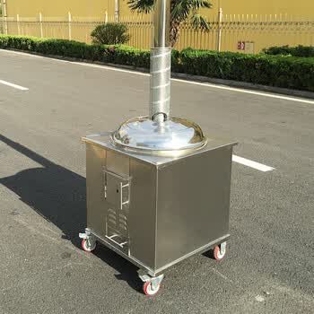 柴火灶家用农村不锈钢室内无烟节能大锅土灶台户外移动烧木柴火炉 46