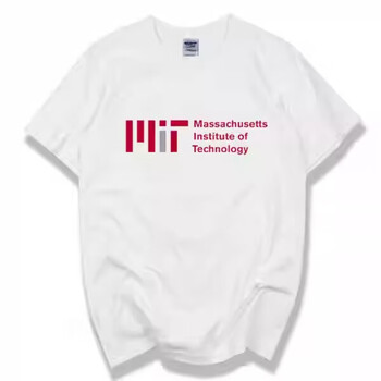 觅佰mit麻省理工学院短袖t恤衣服夏季校友会纪念品校服半袖周边白色xs