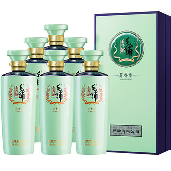 劲牌 毛铺苦荞酒 玉荞 荞香型 48度 500ml*6瓶 整箱装