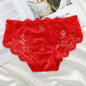美黛遇裤衩女士本命年内裤虎年大红色三角裤少女生情侣新年结婚喜庆红