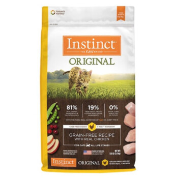 INSTINCT百利无谷猫粮 生鲜本能成猫幼猫鸡肉进口高蛋白猫粮猫干粮主粮 三文鱼成猫粮6kg