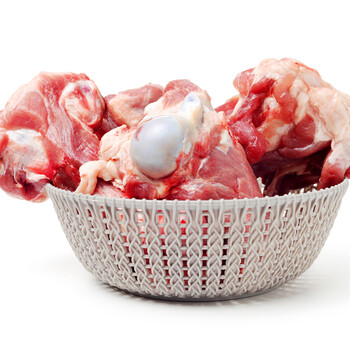 猪筒骨新鲜带肉大棒骨冷冻商用冻猪后腿筒骨酱大骨头骨髓筒子骨 8斤