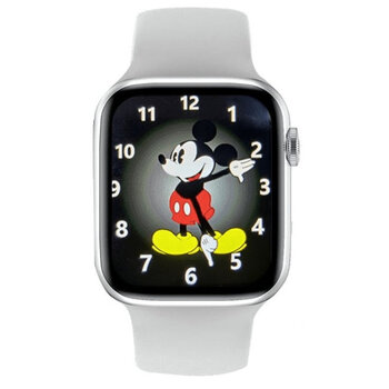 手表运动se6代watchries支持血氧iwatch男女学生53心率ol 科技银(x16)