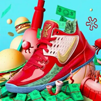 旗舰店】欧文5代篮球鞋ufo黑白比赛专用实战耐磨透气运动鞋 蟹老板 36