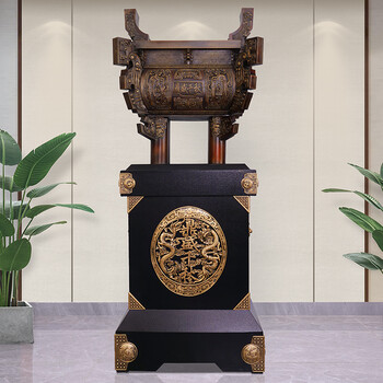 翠佳铜鼎摆件公司办公室开业礼品客厅酒店饭店前台大型落地装饰品工厂