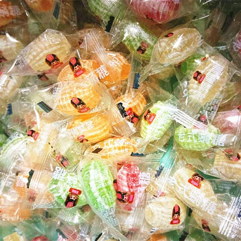 老式糖果东北老式水果糖大糖球独立包传统喜糖零食水果糖橘子硬糖独立