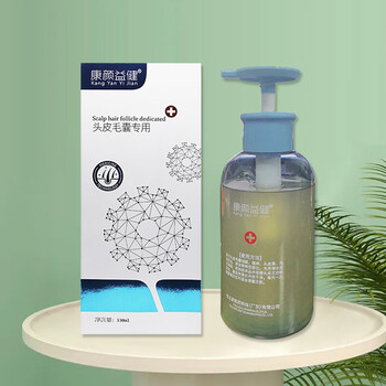 康颜益健头皮毛囊专用洗发水护发去屑止痒冷敷凝胶1盒头皮毛囊专用