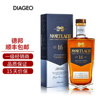 帝亚吉欧慕赫 Mortlach 洋酒16年陈酿单一麦芽苏格兰进口威士忌whisky750ml礼盒 图片价格品牌报价 京东