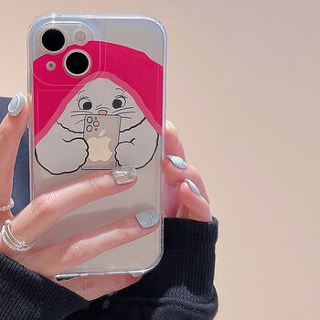 苹果手机壳通用iphone14pro苹果13promax猫咪透明卡通软壳 iphone14p