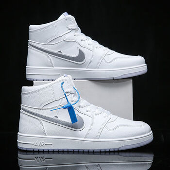 【官方旗舰店】莆田板鞋男鞋aj正版官网旗舰店官夏季空军一号高帮鞋子