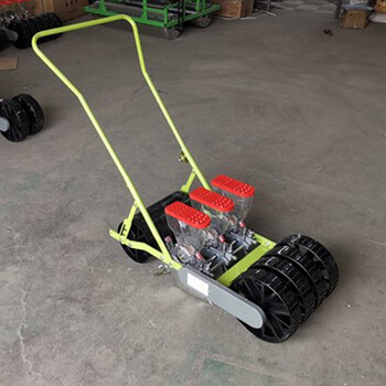 手推多功能蔬菜播种机小型香菜精播机白菜菠菜芹菜萝卜点播机 手推3行