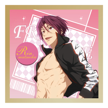 恒愎男子游泳部动漫徽章free男子游泳部动漫周边七濑遥橘真琴松冈凛色