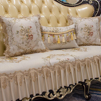 欧式沙发垫高档奢华欧式沙发垫四季通用豪贵妃沙发套罩皮沙发坐垫子