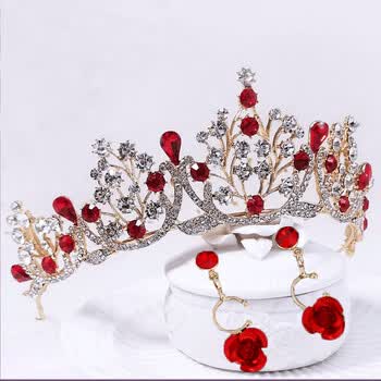 模特皇冠 玫瑰花耳夹【图片 价格 品牌 报价】-京东