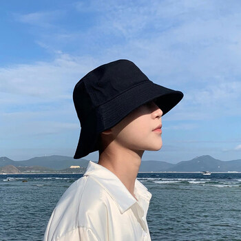 男生大头围渔夫帽船夫男生帽子夏天戴的遮阳帽夏季鱼夫帽防晒男士太阳