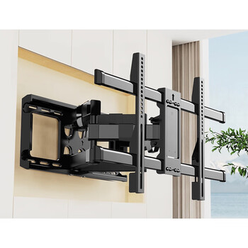 海信通用电视机挂架伸缩旋转支架墙壁65758598英寸加强新结构货比不稳