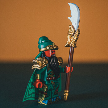 乐高lego三国演义三国小侠人仔积木刘备张飞关羽三国演义玩具赤兔马第