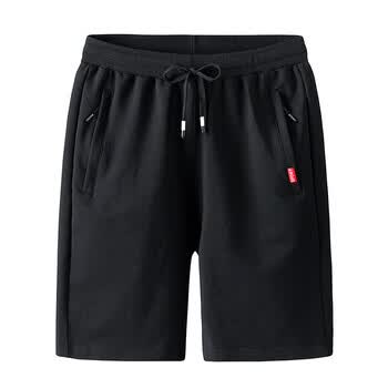 鸿星尔克(erke)舒适同类型款男士短裤夏天七分裤加肥大码纯棉运动五分