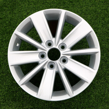 网红轮毂适用于普桑大众捷达轮毂寸桑塔纳轮毂改装寸轮毂 乳白色 14寸